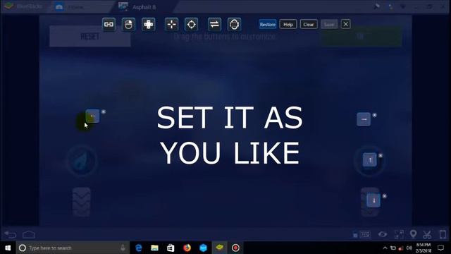 Asphalt 8 Windows 10 Bluestacks With Keyboard Controls And Best Graphic Setting
