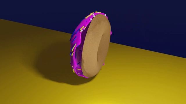 Blender 3D Анимация Пончика смотреть онлайн