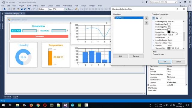 Visual Basic .Net | Displaying DHT11 Sensor Data (Temperature & Humidity) with VB Net Step by Step смотреть онлайн