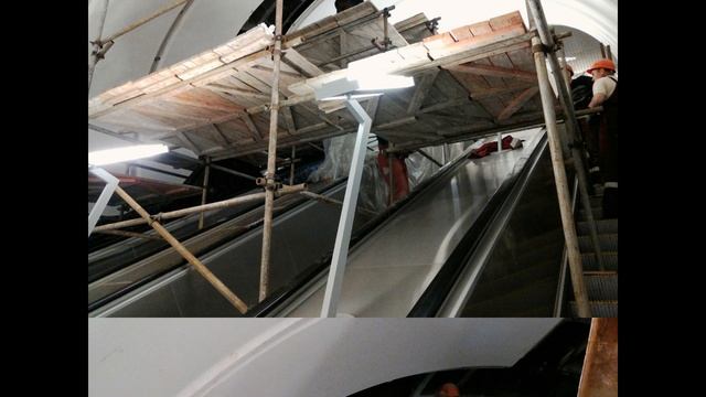Строительство Метро. Ремонт гидроизоляции эскалаторного наклона №1 станция метро Фонвизинская смотреть онлайн