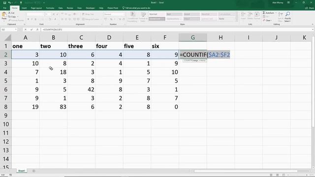 Alert for Duplicate Values in the Same Row смотреть онлайн
