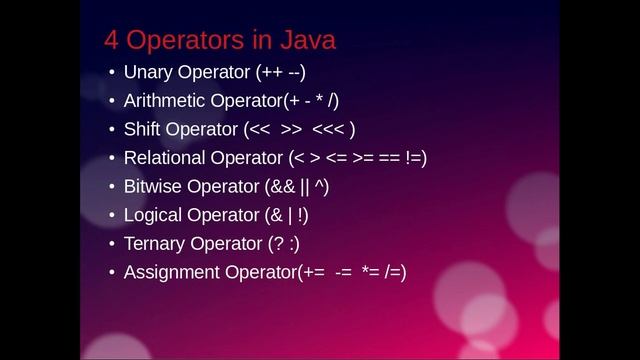 java identifier datatype variable operator keyword with example смотреть онлайн