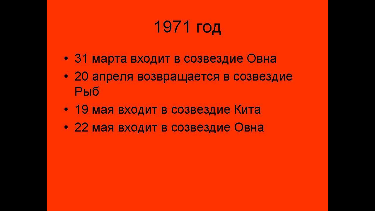 Петли Меркурия: Овен - Рыбы