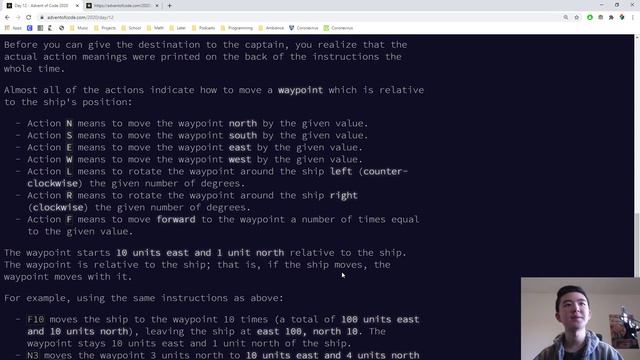Day 12/25: Advent of Code 2020 смотреть онлайн