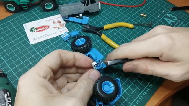 детализация модели Т-150К часть 4 смотреть онлайн