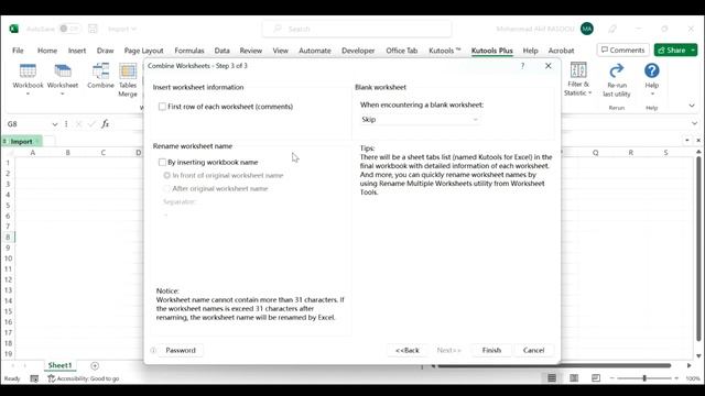 Import Multiple CSV Files Into Separate Worksheets With Kutools For Excel смотреть онлайн