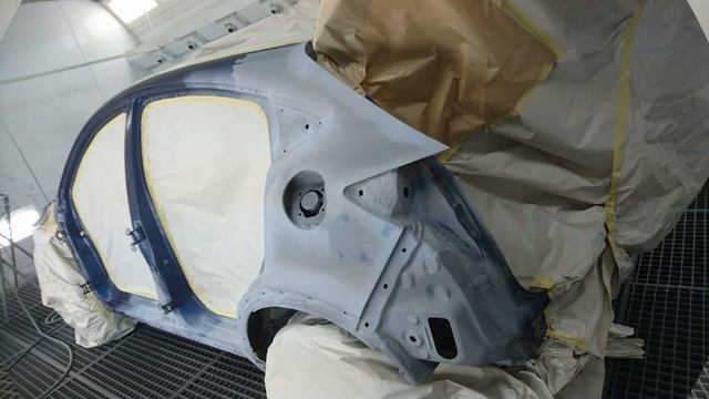 Car painting/honda hrv/ color code NH 594-1/water borne paint/sata jetx 5500 hvlp: смотреть онлайн