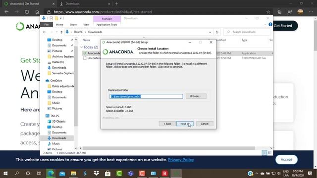 Descargar e Instalación de Python 3.8 para Windows 7,8,8.1 y 10 смотреть онлайн
