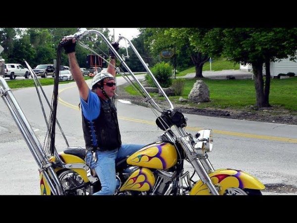 Мотоциклы с Высокими Рулями (ape hangers) !