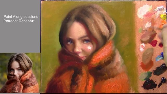 Alla prima oil painting смотреть онлайн