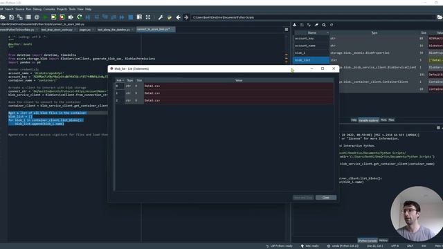 Load data from Azure Blob Storage into Python смотреть онлайн