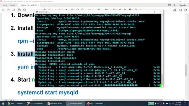 Install MySQL on RHEL7/OEL 7 Using yum смотреть онлайн