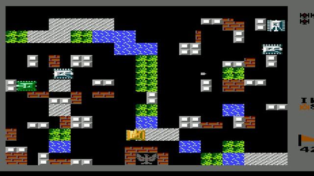 Battle City by Mayuge (Battle City Hack) (NES, 1985) Уровень 42 смотреть онлайн