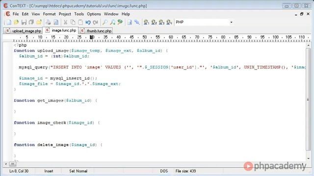 PHP Image Upload Website 258 Uploading Images Part 3 смотреть онлайн