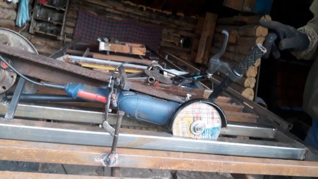 Стойка для болгарки своими руками или что можно сделать из старых запчастей и профильной трубы смотреть онлайн