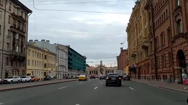 В центр Питера по Московскому проспекту и обратно | июль, 2020 смотреть онлайн