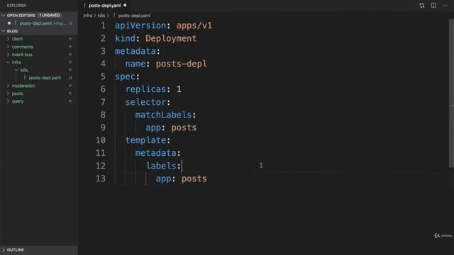 Creating a Deployment | Orchestrating Collections of Services with Kubernetes Part 12 смотреть онлайн