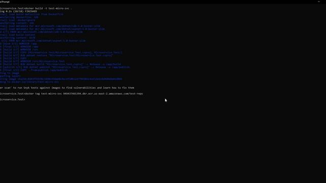 Creating and Uploading Docker image for .NET 5 Application to Amazon Elastic Container Registry смотреть онлайн