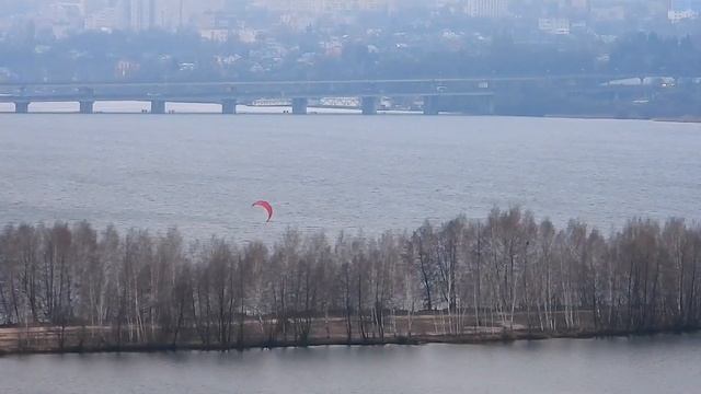 Кайтсерфинг в Воронеже, в феврале... 2020 смотреть онлайн