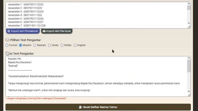 JSON Template Elementor Untuk Sebarkan Undangan - Custom Kirimkit смотреть онлайн