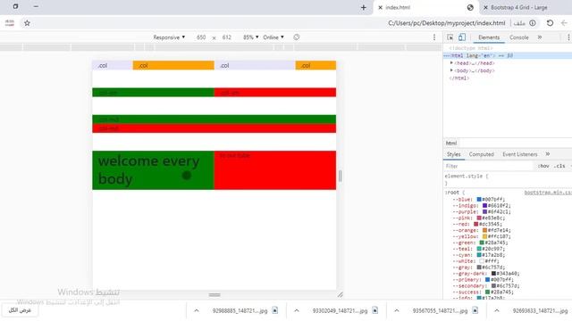 (bootstrap 4.4 grid classes (part 3 смотреть онлайн