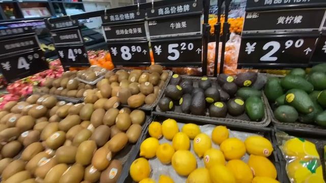 Китайский супермаркет в разгар коронавируса. Максимальный обзор цен. Жизнь в Китае смотреть онлайн