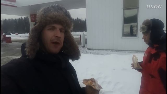 Путешествие на мотобуксировщиках ЮКОН 300км!!! смотреть онлайн