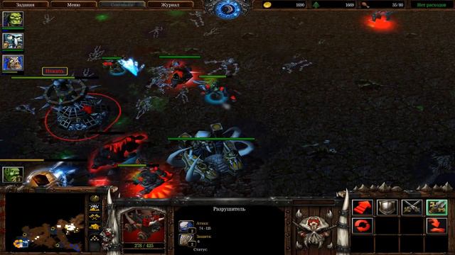 #4 МИГРАЦИЯ МЕРТВЕЦОВ / Остатки Плети - Warcraft 3 Орда в Опасности прохождение смотреть онлайн