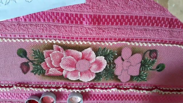 Pintando anêmona em tecido смотреть онлайн