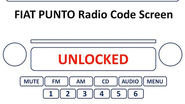 Enter Fiat Punto Radio Code Step By Step смотреть онлайн