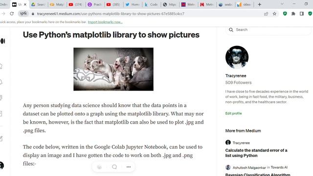 Use Python’s matplotlib library to show pictures - blog post смотреть онлайн
