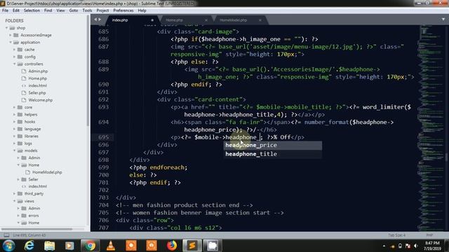E-commerce Project in Code-igniter Framework Part-180 ( Show Headphone & Memory Cards Listing ) смотреть онлайн