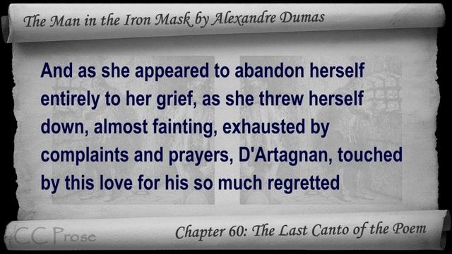 Chapter 60 - The Man in the Iron Mask by Alexandre Dumas - The Last Canto of the Poem смотреть онлайн