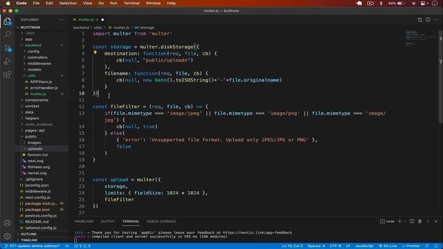 Next.js 13 Full Stack E-commerce App #17 | Setup Multer & Cloudinary for Images смотреть онлайн