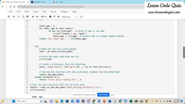 Data Science Made Easy | Nested Functions In Python| Tutorial-15 смотреть онлайн