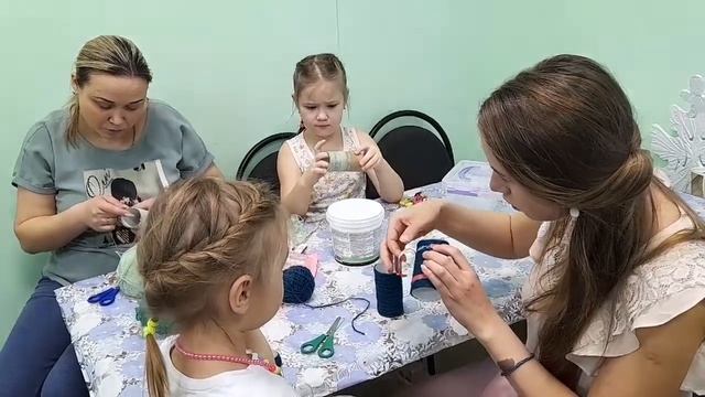 Открытое занятие в кружке вязания Клуб'ОК смотреть онлайн