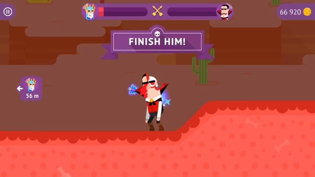 Bowmasters #48 Детская игра для детей на андроид про ДУЭЛЬ ГЕРОЕВ Боумастер смотреть онлайн