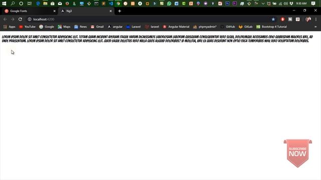 Angular 8 Tutorial - Part 34 - How to use Google Font in angular 8 | Hindi Urdu смотреть онлайн