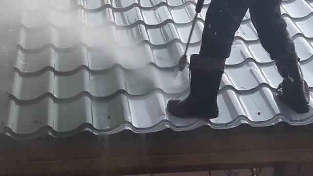 Чистка отшелушевающийся краски от металлочерепицы смотреть онлайн