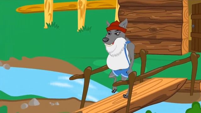The Wolf and Seven Little Goats I भेड़िया और बकरी के सात बच्चों | Tales in Hindi смотреть онлайн