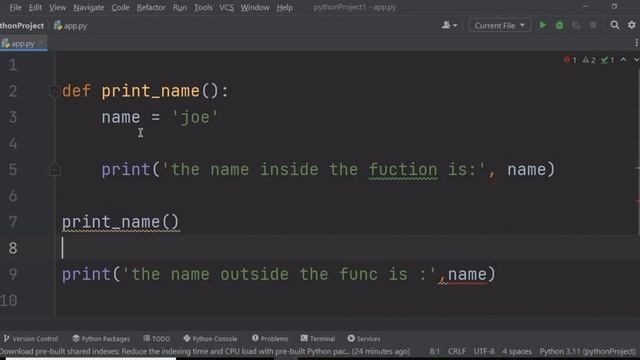 Python For Beginners_13 (Variable Scope) смотреть онлайн