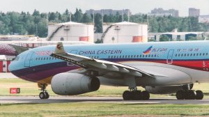 China Eastern Airlines (eastday.com livery).#Airbus A330-243, B-5943.#Шереметьево (SVO), июнь 2019
