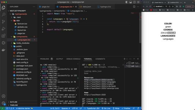 TypeScript Tutorial for Next.js 14 and React - Interfaces and Typings смотреть онлайн