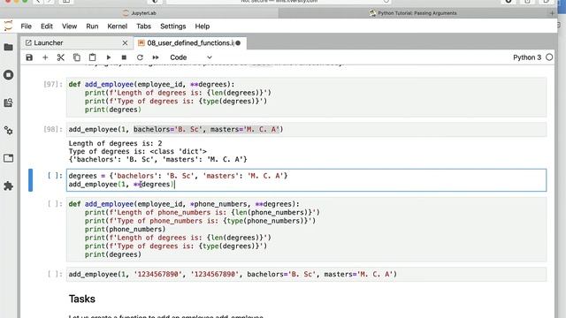 Programming Essentials Python - User Defined Functions - Keyword Arguments смотреть онлайн