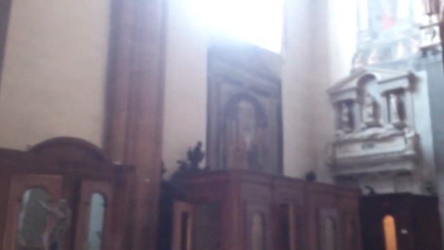 Organ playing in Verona Cathedral (Duomo) смотреть онлайн