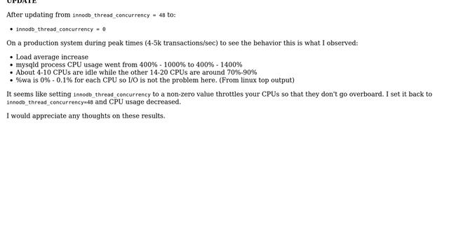 Databases: Hyperthreading & MySQL InnoDB Thread Concurrency Performance (2 Solutions!!) смотреть онлайн