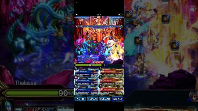 [FFBE] Thalassa - Perfect Score without Blood Mage Zyrus | Clash of Wills смотреть онлайн