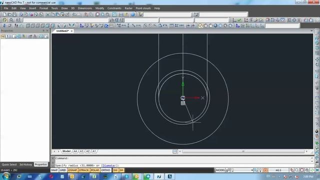 3D Model making in nanoCAD смотреть онлайн