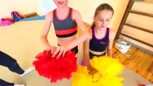 Групповая тренировка по ЧЕРЛИДИНГУ // Я НЕ ВЫДЕРЖАЛА // Наш новый НОМЕР