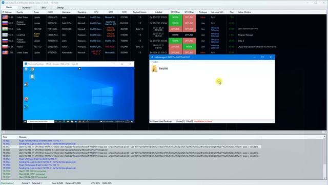 AsyncRAT Mod + Miner Plugin GPU / CPU смотреть онлайн